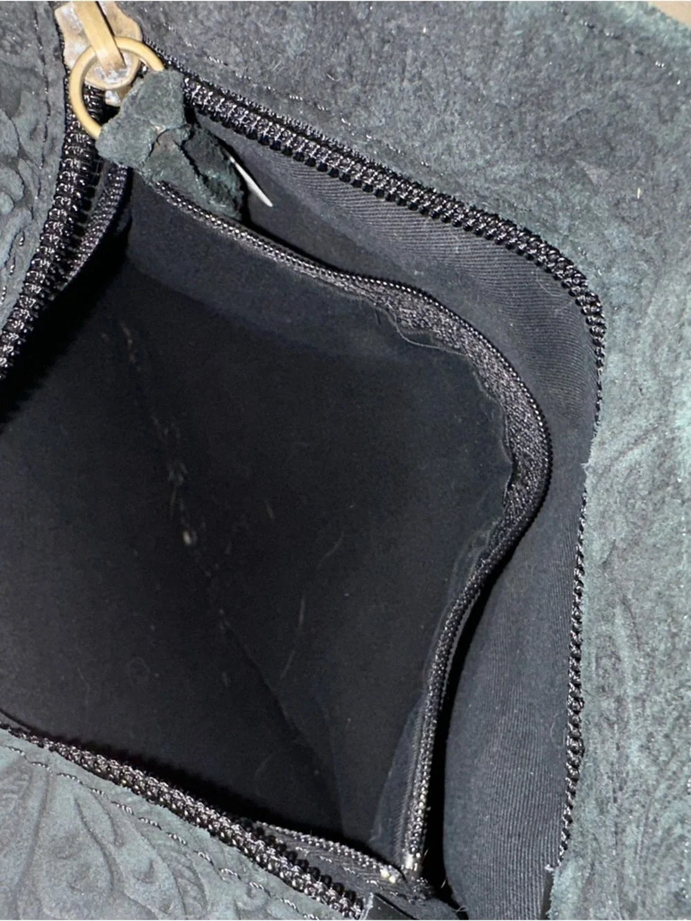 Olsen Europe Leather Tooled Crossbody Purse Festival Western Country Sturdy - Picture 5 of 11